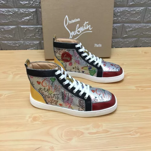 Cheap Christian Louboutin High Top Shoes For Men #1388027, $$96.00 USD On Christian Louboutin High Top Shoes