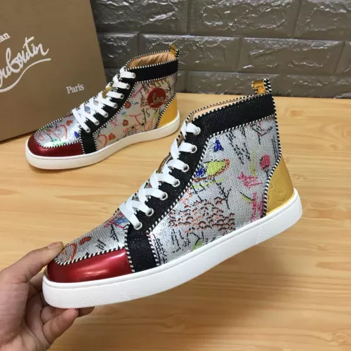 Replica Christian Louboutin High Top Shoes For Men #1388027 $96.00 USD for Wholesale