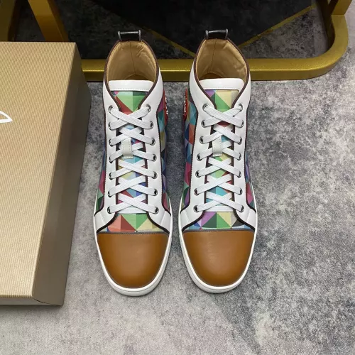 Replica Christian Louboutin High Top Shoes For Men #1388040 $98.00 USD for Wholesale