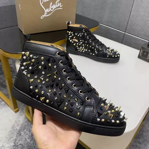 Cheap Christian Louboutin High Top Shoes For Men #1388050, $$98.00 USD On Christian Louboutin High Top Shoes