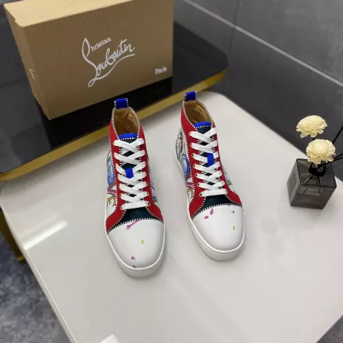 Replica Christian Louboutin High Top Shoes For Men #1388053 $100.00 USD for Wholesale