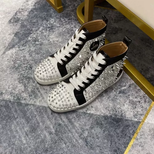 Replica Christian Louboutin High Top Shoes For Men #1388060 $98.00 USD for Wholesale