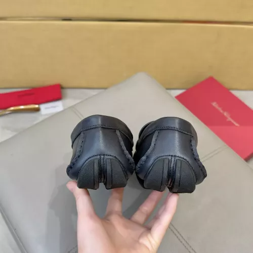 Replica Salvatore Ferragamo Leather Shoes For Men #1388079 $96.00 USD for Wholesale