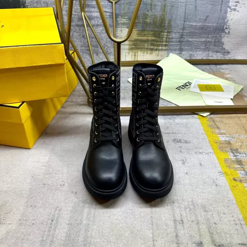 Replica Fendi Fashion Boots For Women #1388273 $108.00 USD for Wholesale