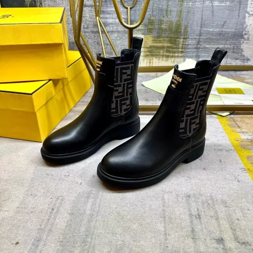 Replica Fendi Fashion Boots For Women #1388276 $108.00 USD for Wholesale
