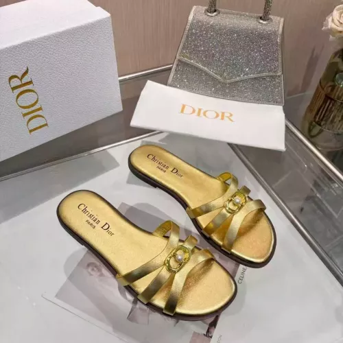Replica Christian Dior Slippers For Women #1388289 $82.00 USD for Wholesale