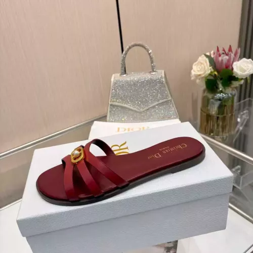 Replica Christian Dior Slippers For Women #1388295 $82.00 USD for Wholesale