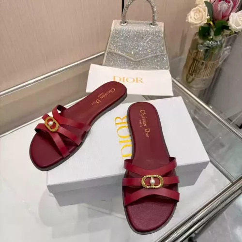 Replica Christian Dior Slippers For Women #1388295 $82.00 USD for Wholesale