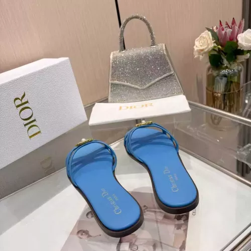 Replica Christian Dior Slippers For Women #1388296 $82.00 USD for Wholesale
