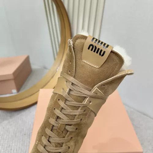 Replica MIU MIU Boots For Women #1388322 $140.00 USD for Wholesale