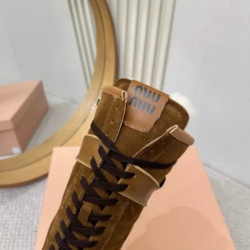 Replica MIU MIU Boots For Women #1388323 $140.00 USD for Wholesale