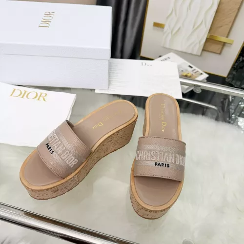 Replica Christian Dior Slippers For Women #1388458 $85.00 USD for Wholesale