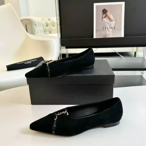 Replica Yves Saint Laurent YSL Flat Shoes For Women #1388550 $108.00 USD for Wholesale