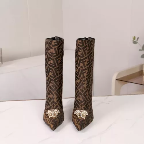 Replica Versace Boots For Women #1388584 $112.00 USD for Wholesale