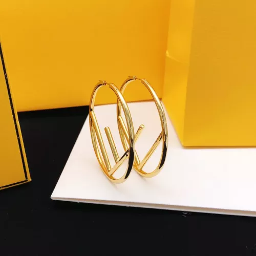 Replica Fendi Earrings For Women #1388715 $32.00 USD for Wholesale
