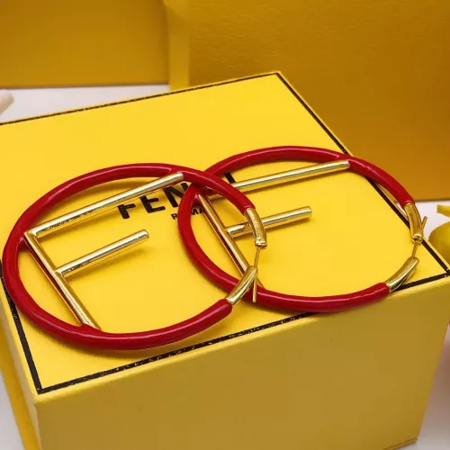 Replica Fendi Earrings For Women #1388722 $32.00 USD for Wholesale