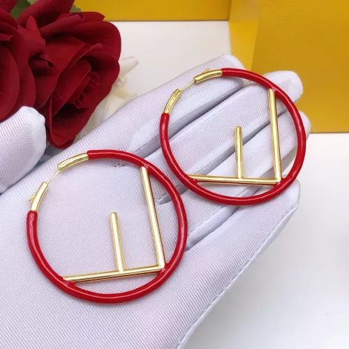 Replica Fendi Earrings For Women #1388722 $32.00 USD for Wholesale