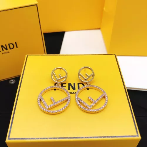 Replica Fendi Earrings For Women #1388732 $32.00 USD for Wholesale