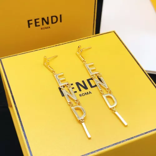 Replica Fendi Earrings For Women #1388739 $27.00 USD for Wholesale
