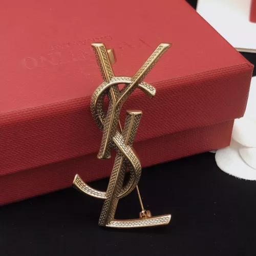 Replica Yves Saint Laurent Brooches For Women #1389546 $29.00 USD for Wholesale