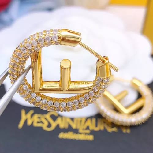Replica Fendi Earrings For Women #1389561 $29.00 USD for Wholesale