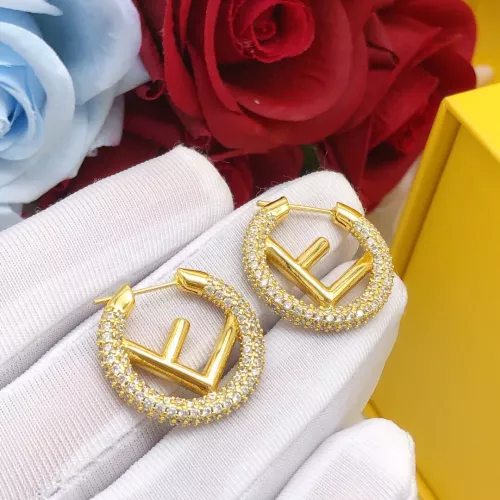 Replica Fendi Earrings For Women #1389561 $29.00 USD for Wholesale