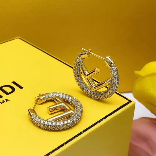 Replica Fendi Earrings For Women #1389561 $29.00 USD for Wholesale