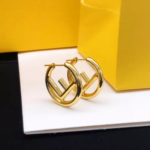 Replica Fendi Earrings For Women #1389599 $27.00 USD for Wholesale