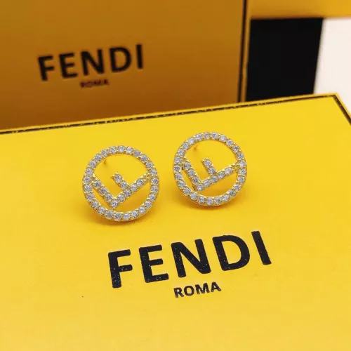 Replica Fendi Earrings For Women #1389601 $27.00 USD for Wholesale