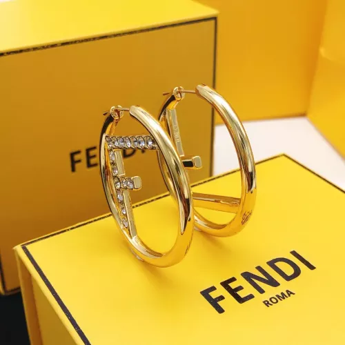 Replica Fendi Earrings For Women #1389823 $32.00 USD for Wholesale