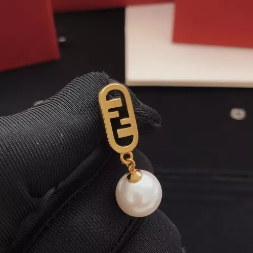 Replica Fendi Earrings For Women #1390013 $27.00 USD for Wholesale