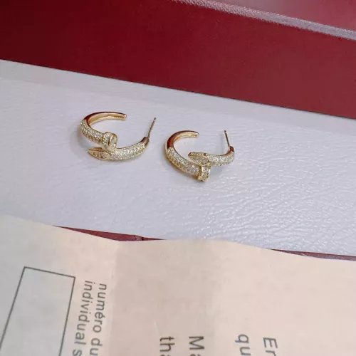 Replica Cartier Earrings For Women #1390043 $32.00 USD for Wholesale