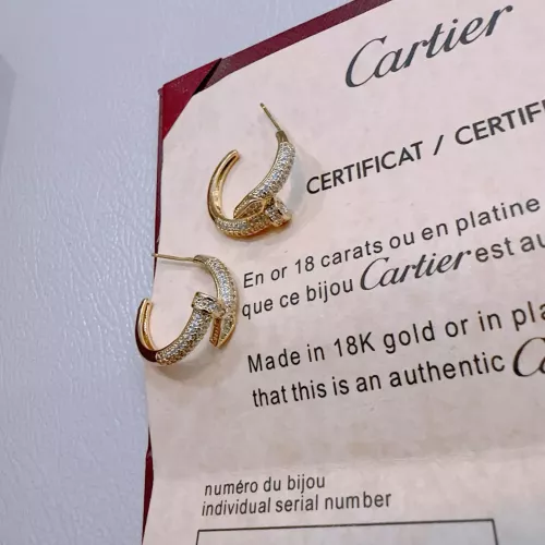 Replica Cartier Earrings For Women #1390043 $32.00 USD for Wholesale