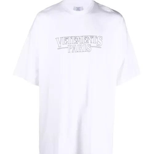 Cheap VETEMENTS T-Shirts Short Sleeved For Unisex #1390216, $$36.00 USD On VETEMENTS T-Shirts