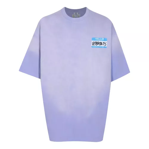 Cheap VETEMENTS T-Shirts Short Sleeved For Unisex #1390235, $$40.00 USD On VETEMENTS T-Shirts