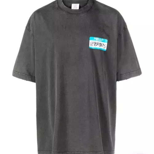 Cheap VETEMENTS T-Shirts Short Sleeved For Unisex #1390237, $$40.00 USD On VETEMENTS T-Shirts