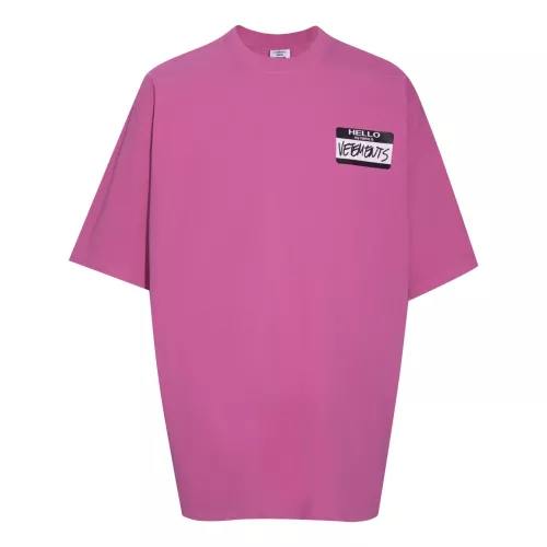 Cheap VETEMENTS T-Shirts Short Sleeved For Unisex #1390244, $$40.00 USD On VETEMENTS T-Shirts