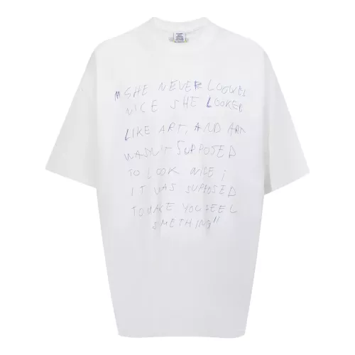 Cheap VETEMENTS T-Shirts Short Sleeved For Unisex #1390274, $$36.00 USD On VETEMENTS T-Shirts