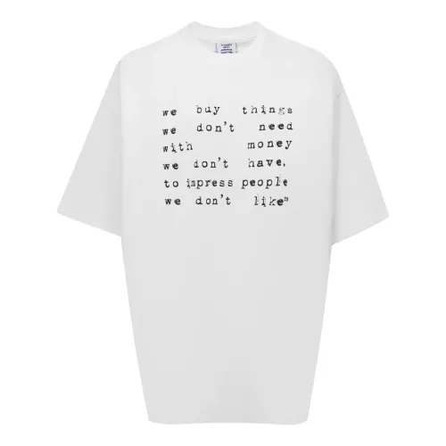 Cheap VETEMENTS T-Shirts Short Sleeved For Unisex #1390277, $$36.00 USD On VETEMENTS T-Shirts