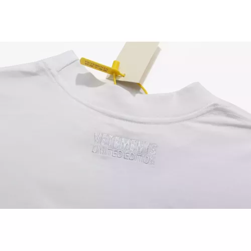 Replica VETEMENTS T-Shirts Short Sleeved For Unisex #1390281 $36.00 USD for Wholesale