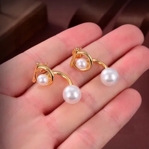 Replica Salvatore Ferragamo Earrings For Women #1390537 $25.00 USD for Wholesale