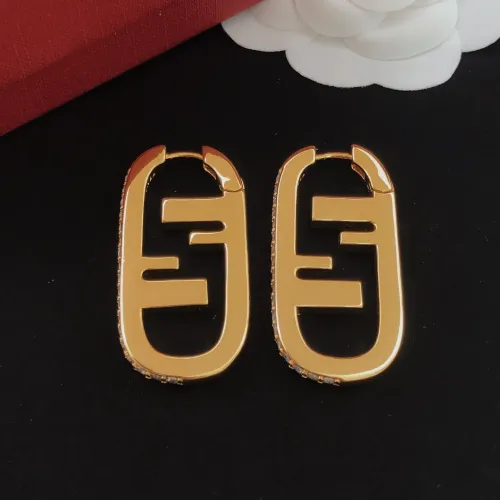 Replica Fendi Earrings For Women #1390556 $34.00 USD for Wholesale