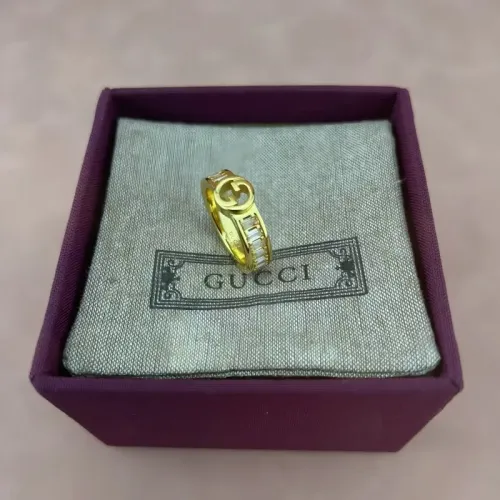 Cheap Gucci Rings In Gold For Unisex #1390636, $$36.00 USD On Gucci Rings