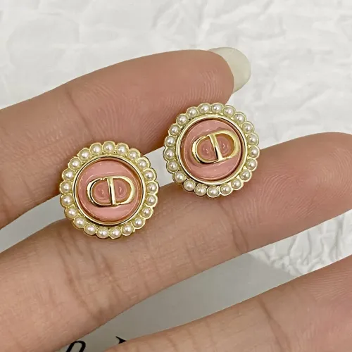 Replica Christian Dior Earrings For Women #1390790 $29.00 USD for Wholesale