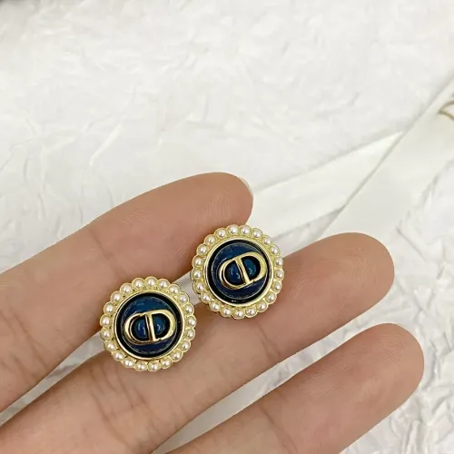 Replica Christian Dior Earrings For Women #1390794 $29.00 USD for Wholesale