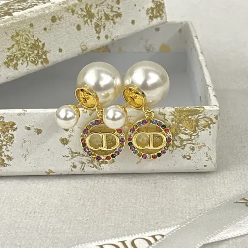 Replica Christian Dior Earrings For Women #1390825 $32.00 USD for Wholesale