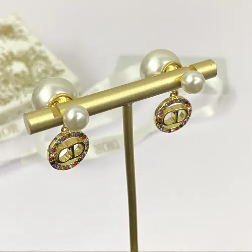 Replica Christian Dior Earrings For Women #1390825 $32.00 USD for Wholesale