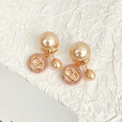 Replica Christian Dior Earrings For Women #1390826 $32.00 USD for Wholesale
