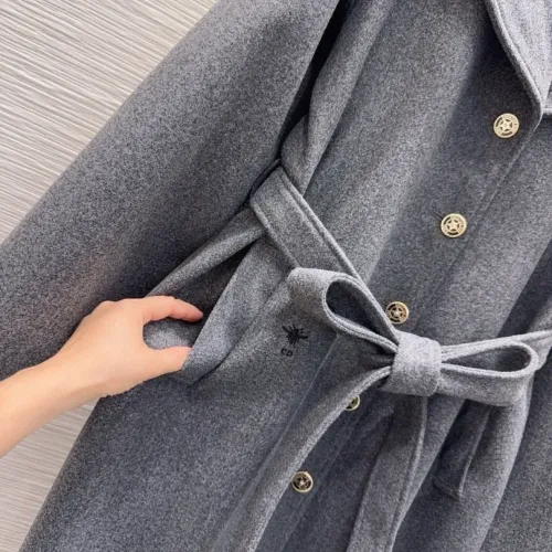 Replica Christian Dior Coats Long Sleeved For Women #1390891 $108.00 USD for Wholesale