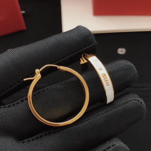 Replica MIU MIU Earrings For Women #1390895 $29.00 USD for Wholesale